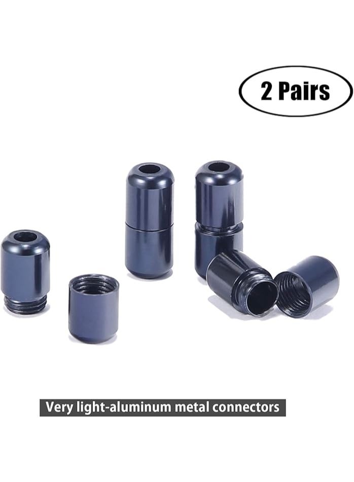 مرنة لا ربطة الأحذية الدانتل للبالغين، الأطفال، كبار السن، النظام مع الدانتل الأحذية المرنة (2 أزواج) - Image 3